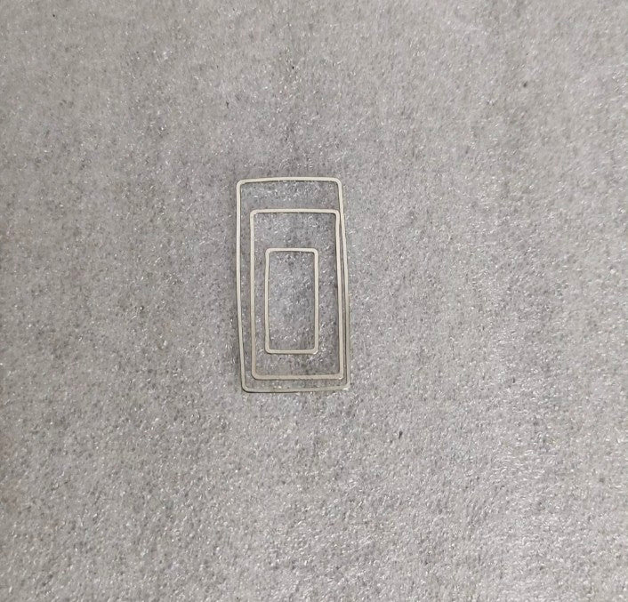 Rectangle Open Bezel - 1 Piece