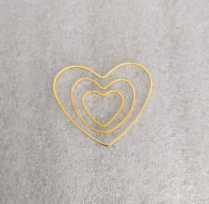 Heart Open Bezel - 1 Piece