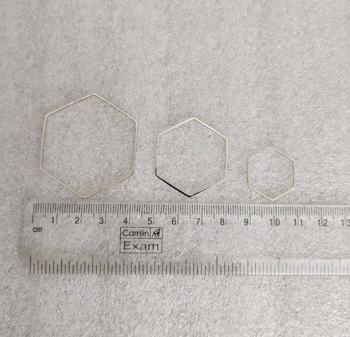 Hexagon Open Bezel - 1 Piece