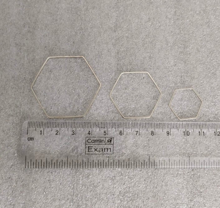 Hexagon Open Bezel - 1 Piece