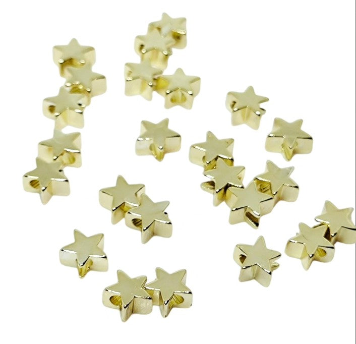 Star Beads 6mm - 1 Piece