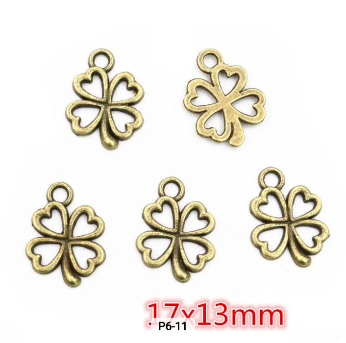 Clover Leaf Charm 17*13mm - 1 Piece