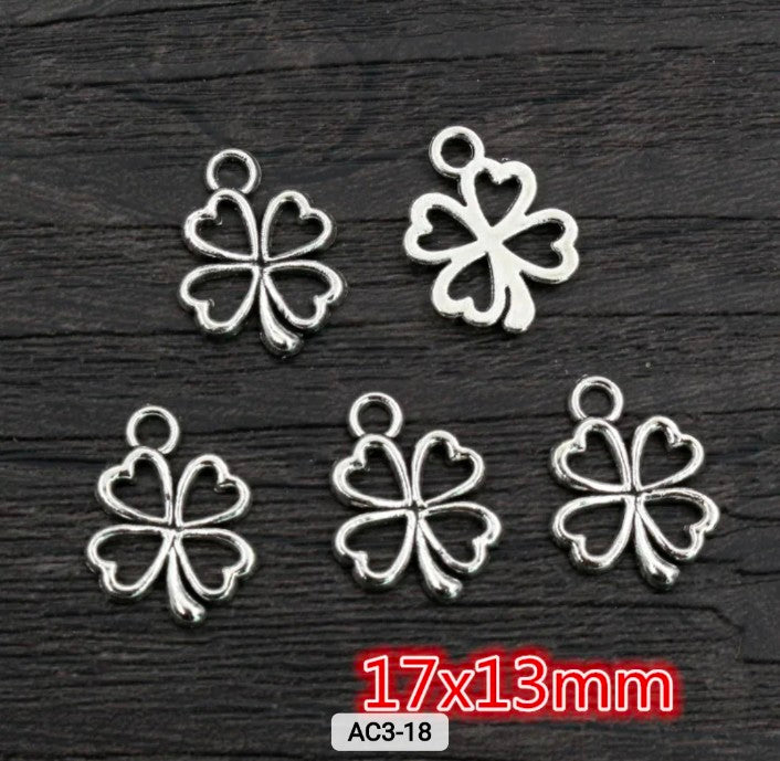 Clover Leaf Charm 17*13mm - 1 Piece