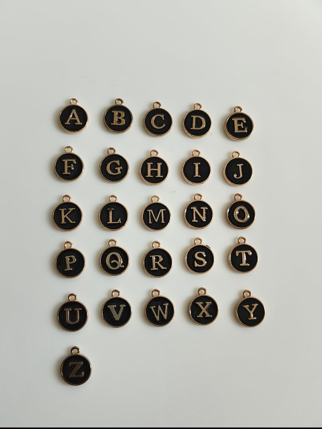 Alphabet Enamel Charm - 1 Piece