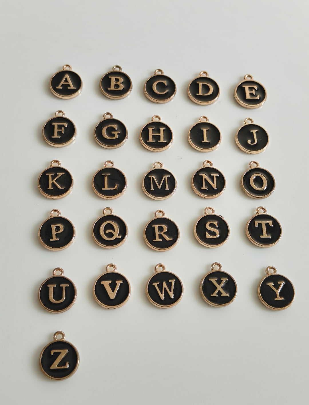 Alphabet Enamel Charm - 1 Piece