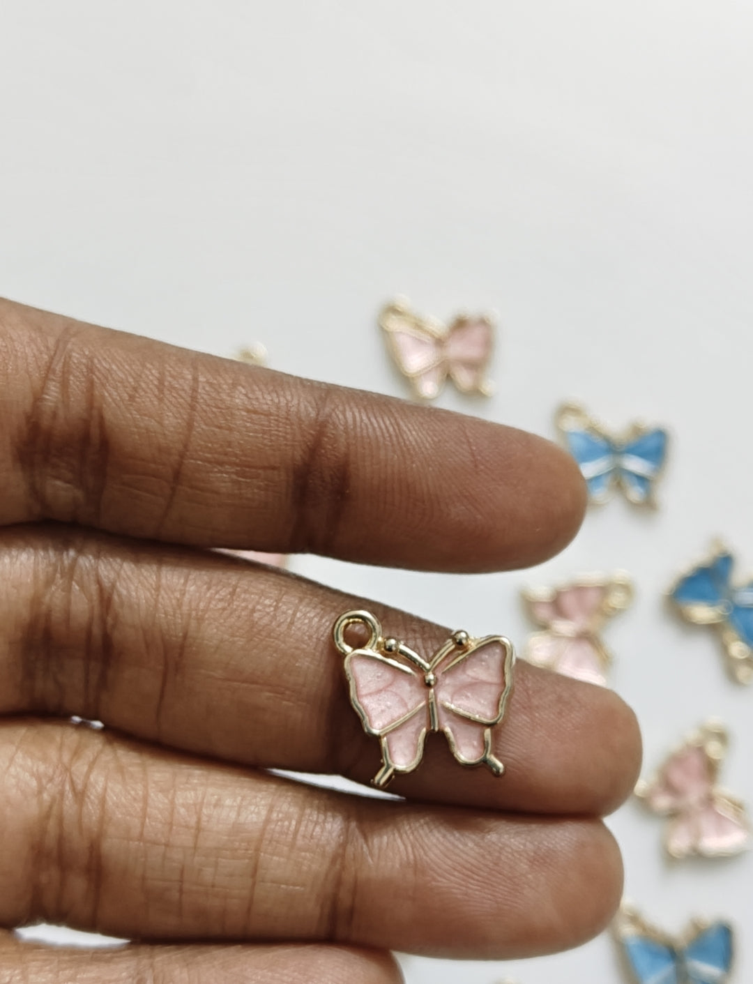 Butterfly Enamel Charm - 1 Piece