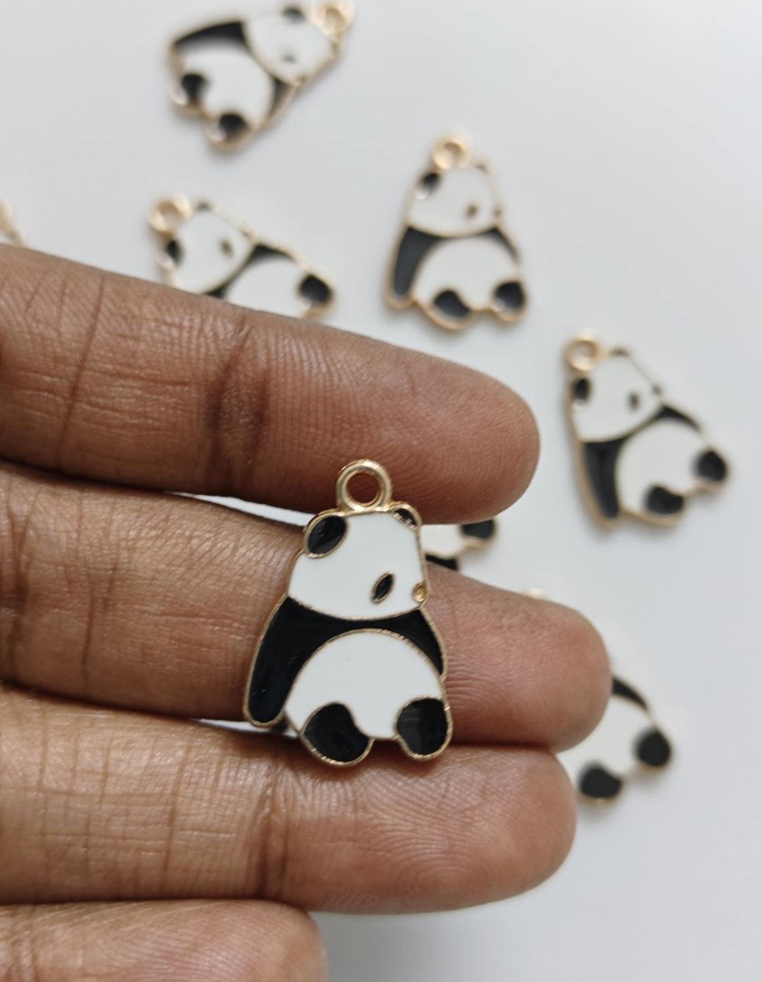 Panda Enamel Charm - 1 Piece