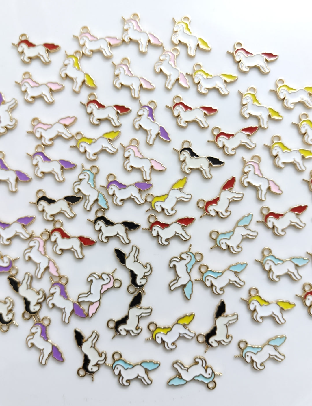 Unicorn Enamel Charm - 1 Piece