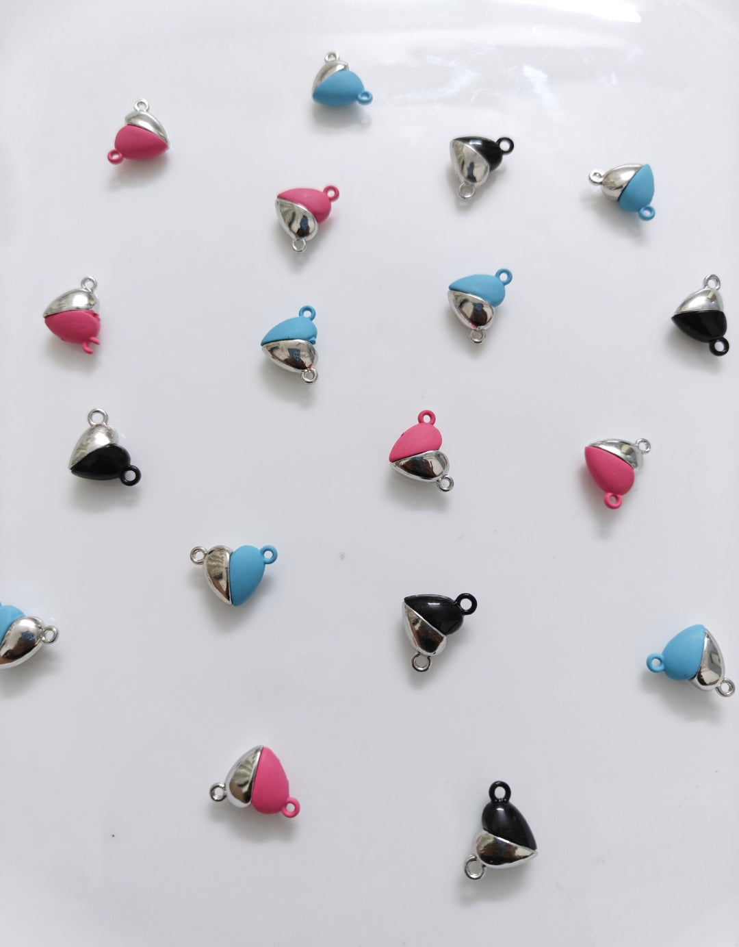 Heart Magnetic Connector Charm - 1 Piece