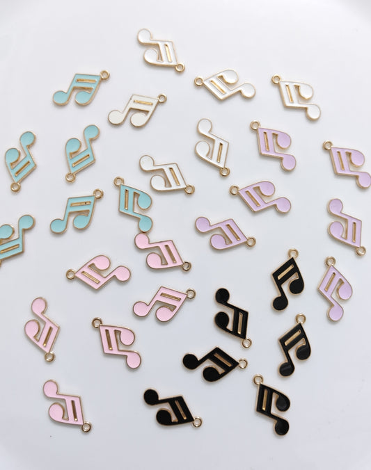 Music Enamel Charm - 1 Piece