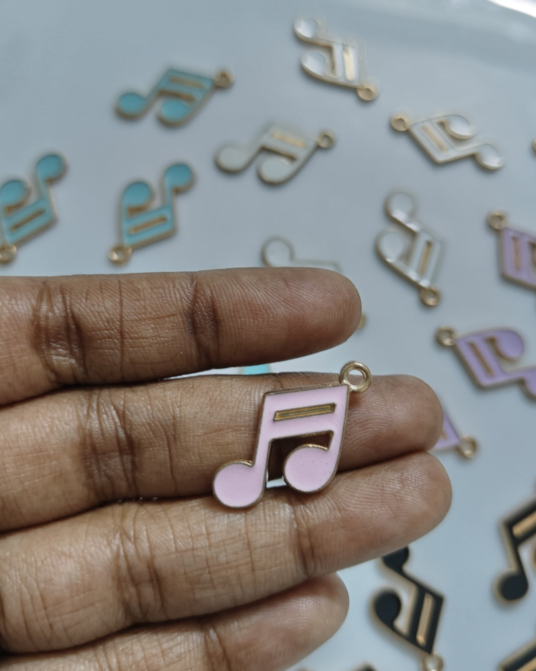 Music Enamel Charm - 1 Piece