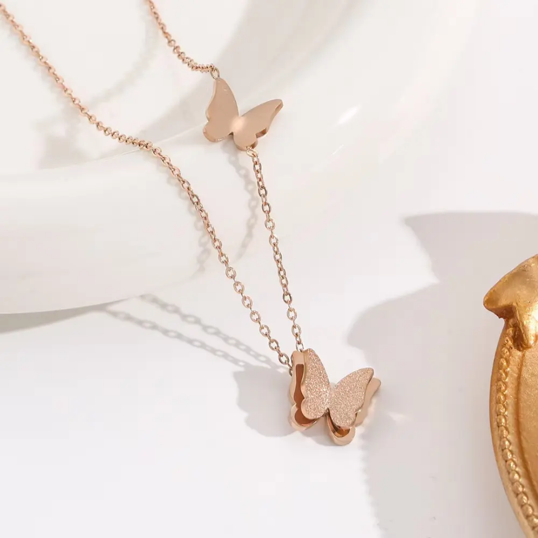 Butterfly Gold Plated Chain