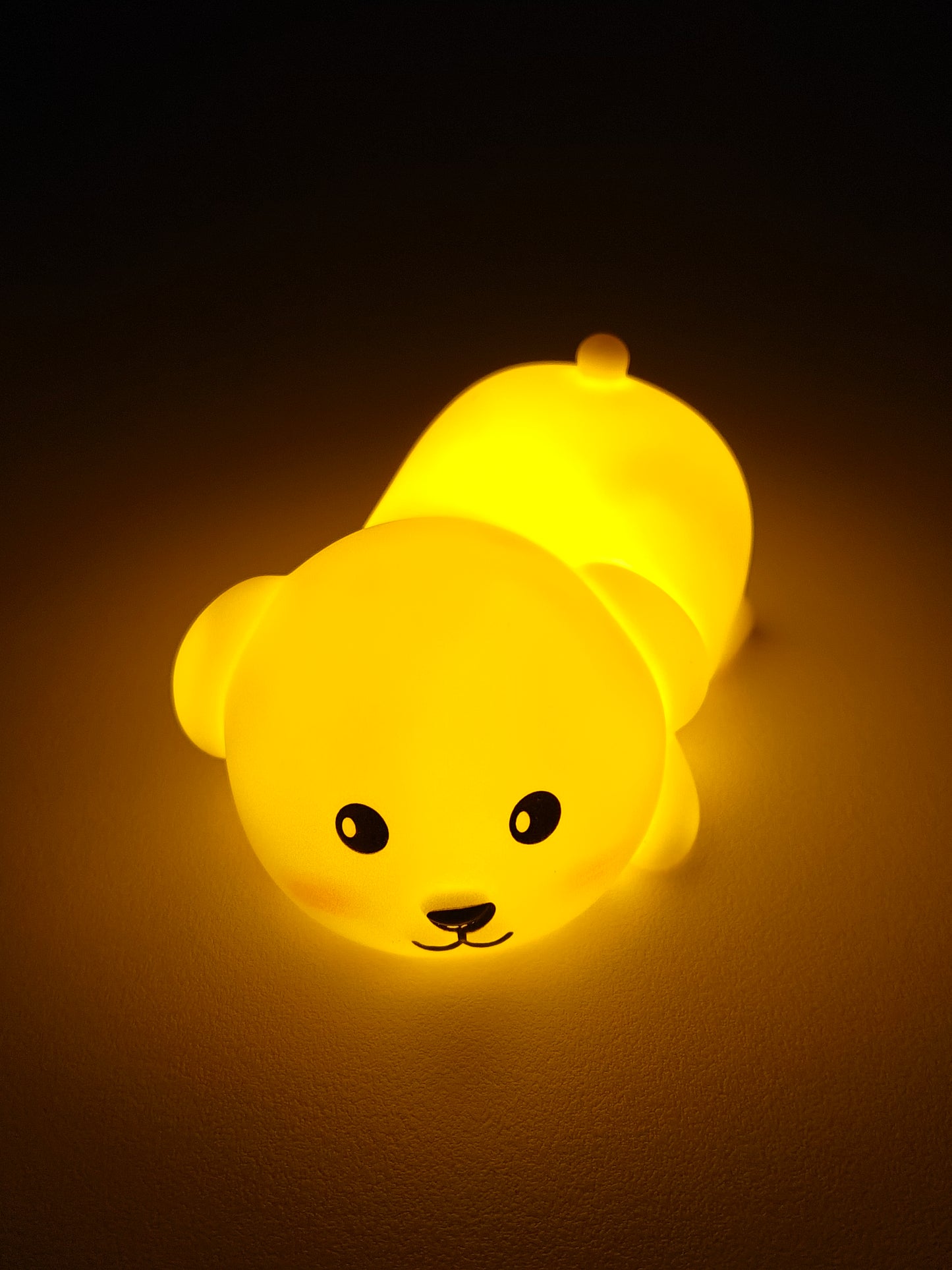 Mini Dog Lamp - White/Yellow (1 Piece)
