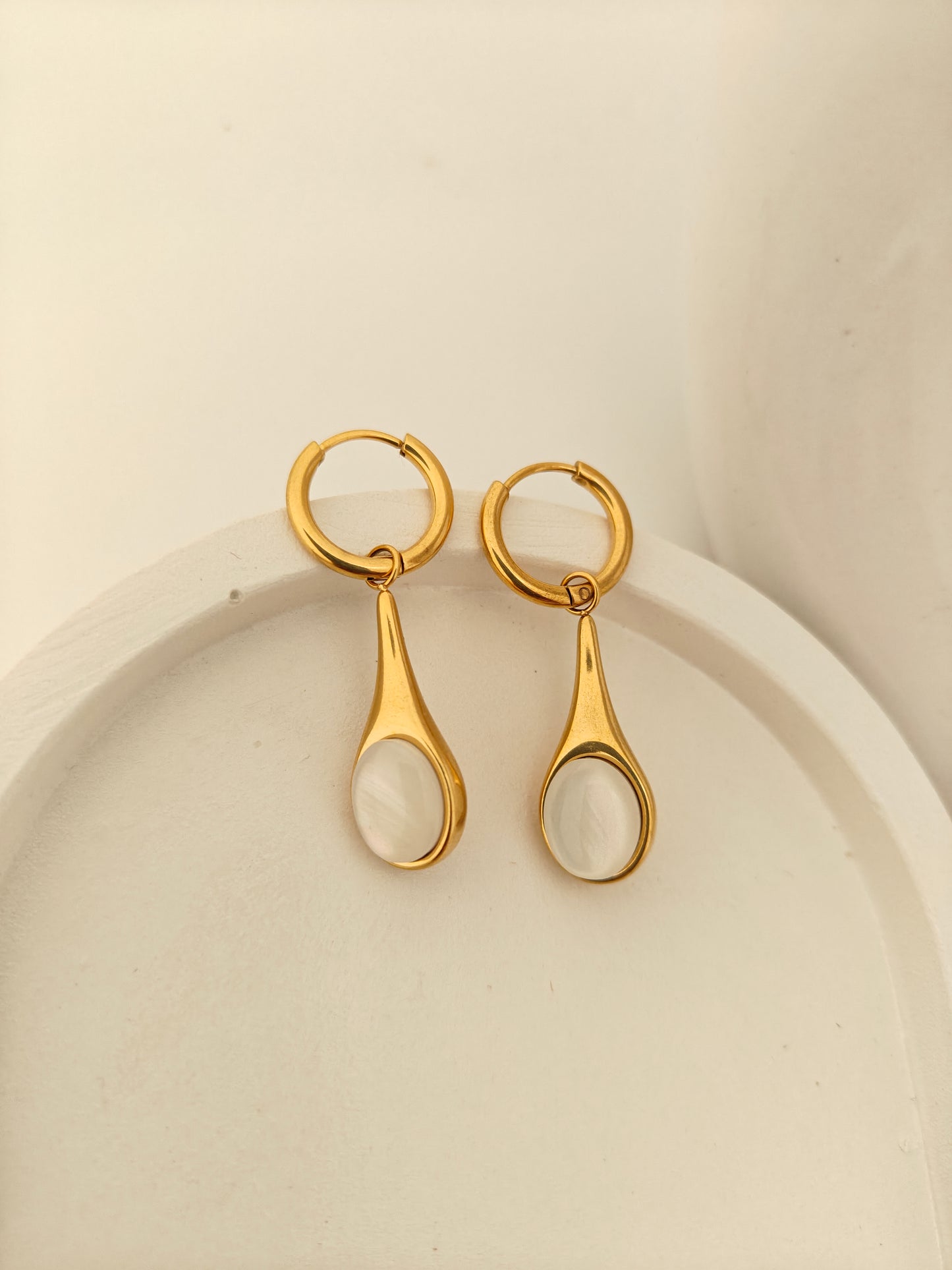 Pearly Drop Hooks