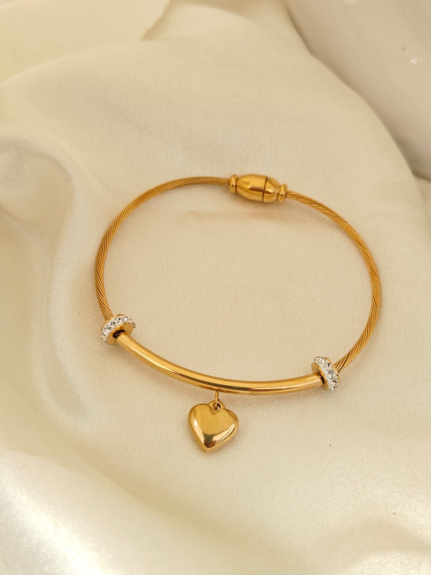 Minimalist Heart Kada