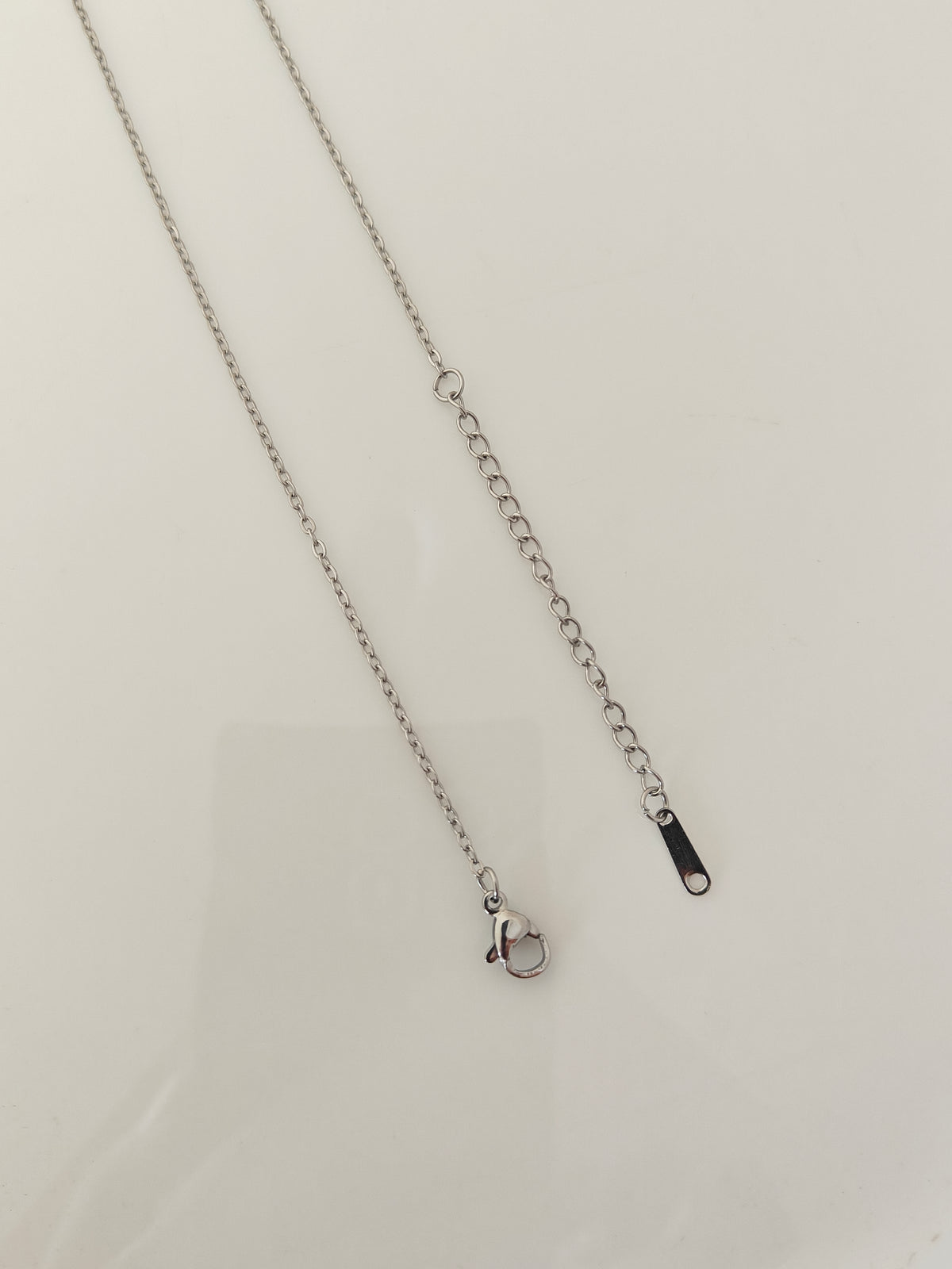 Stainless Steel Dainty 2mm Chain With Extension (Anti Tarnish) - 1 Piece