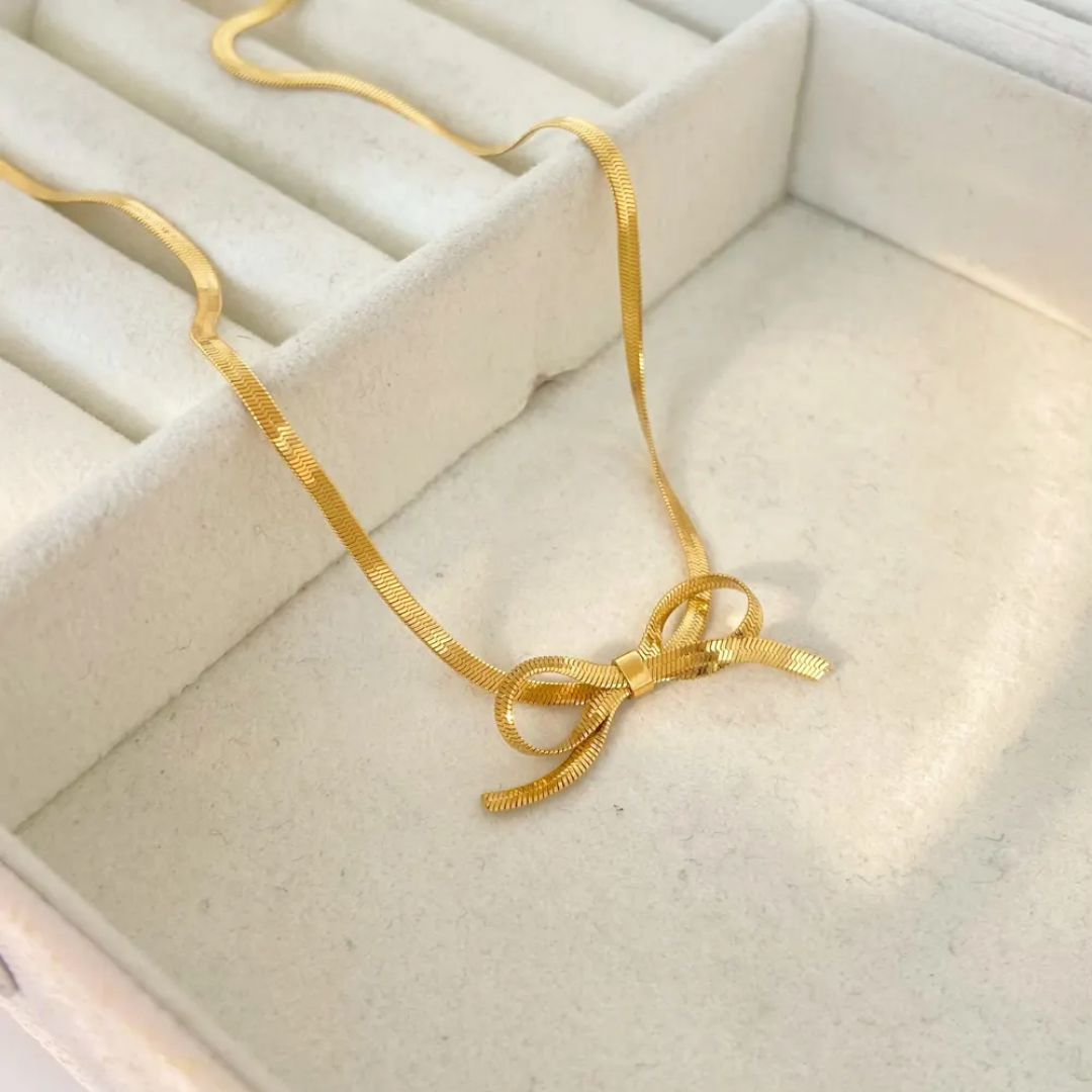 Bow Choker Necklace