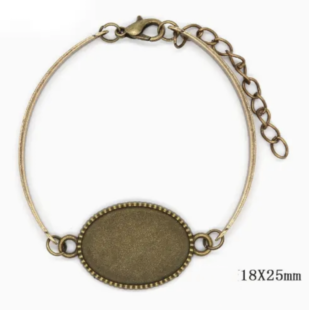 Vintage Bracelet 18*25mm 1 Piece - Design 16