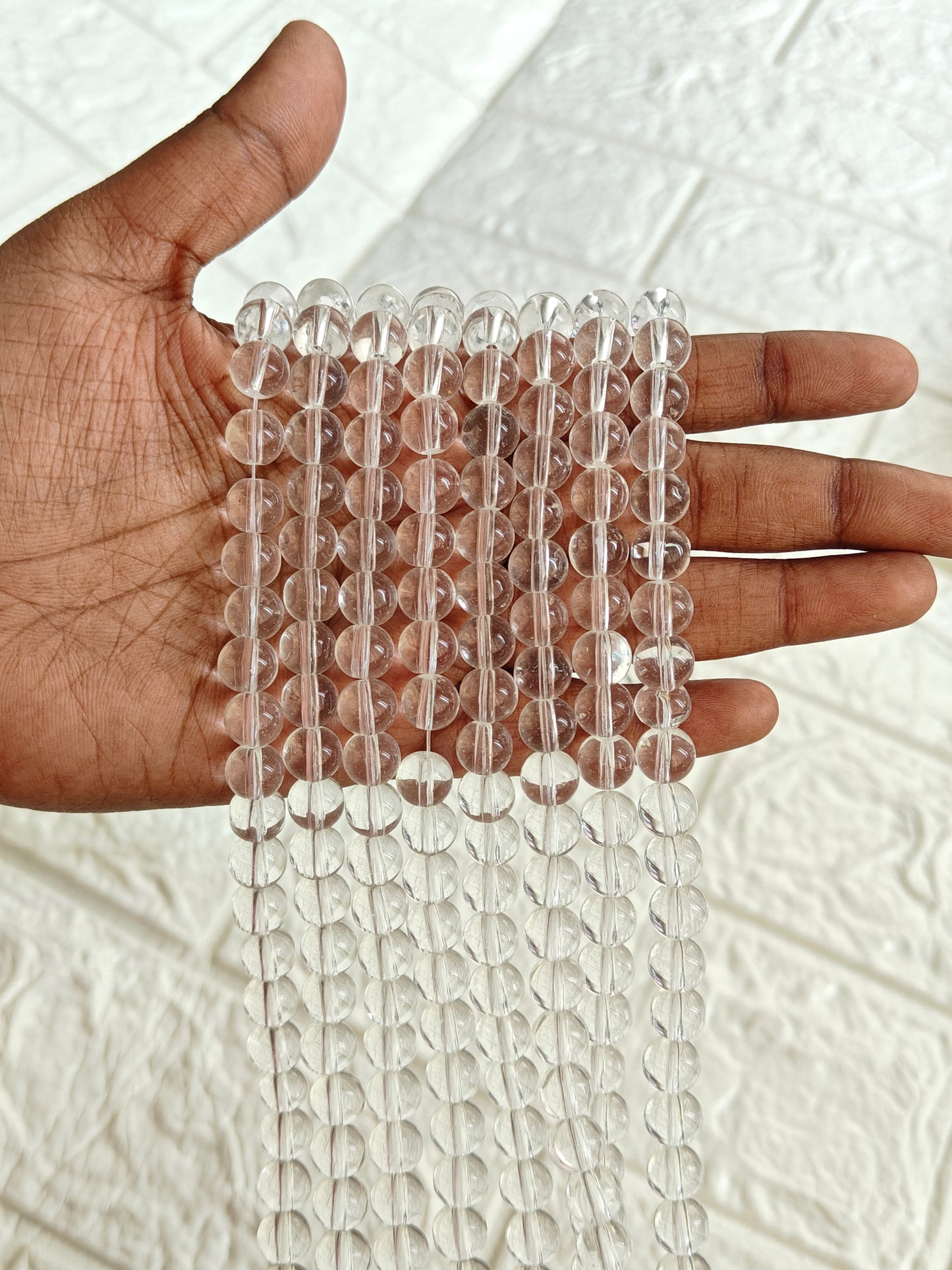 Jelly Beads Clear - approx. 100 beads