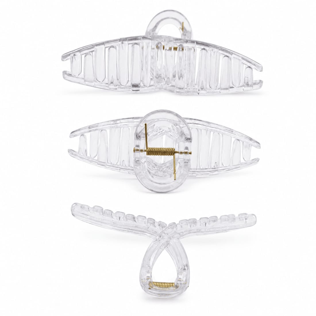 Transparent Knot Claw Clip For Decoden & Pipe Cleaner - 1 Piece