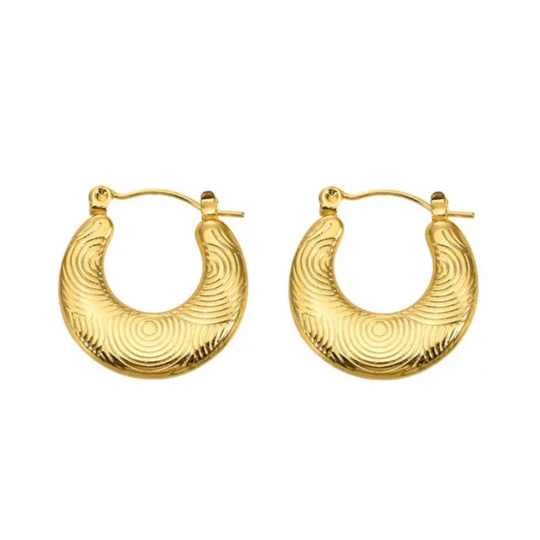 Spiral Round Hoops