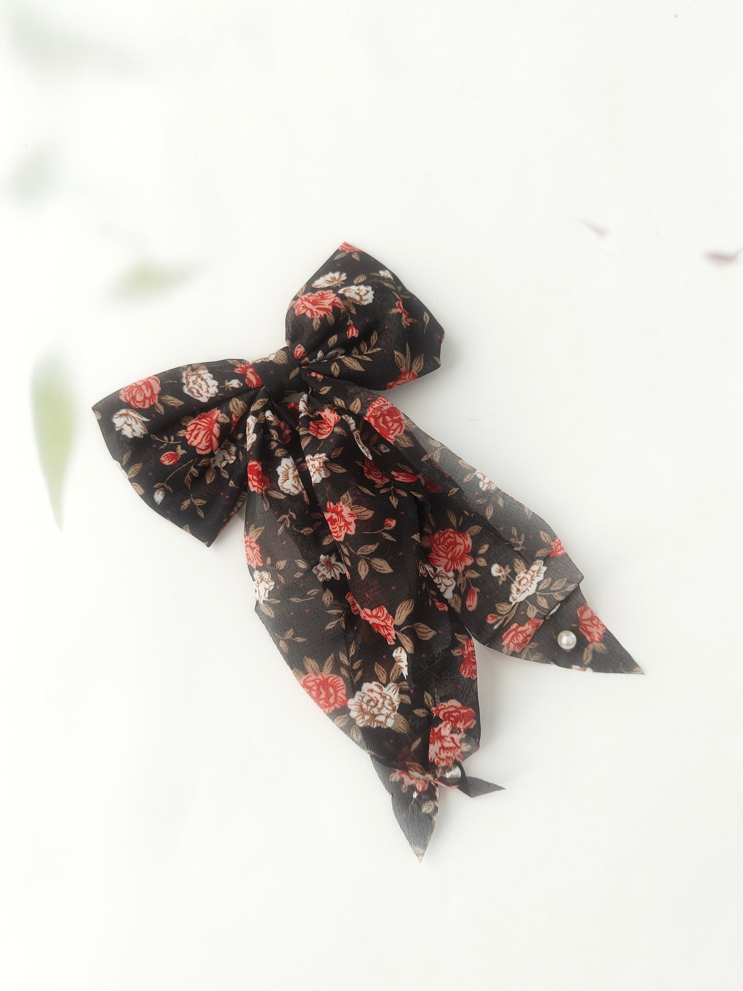Floral Tail Bows