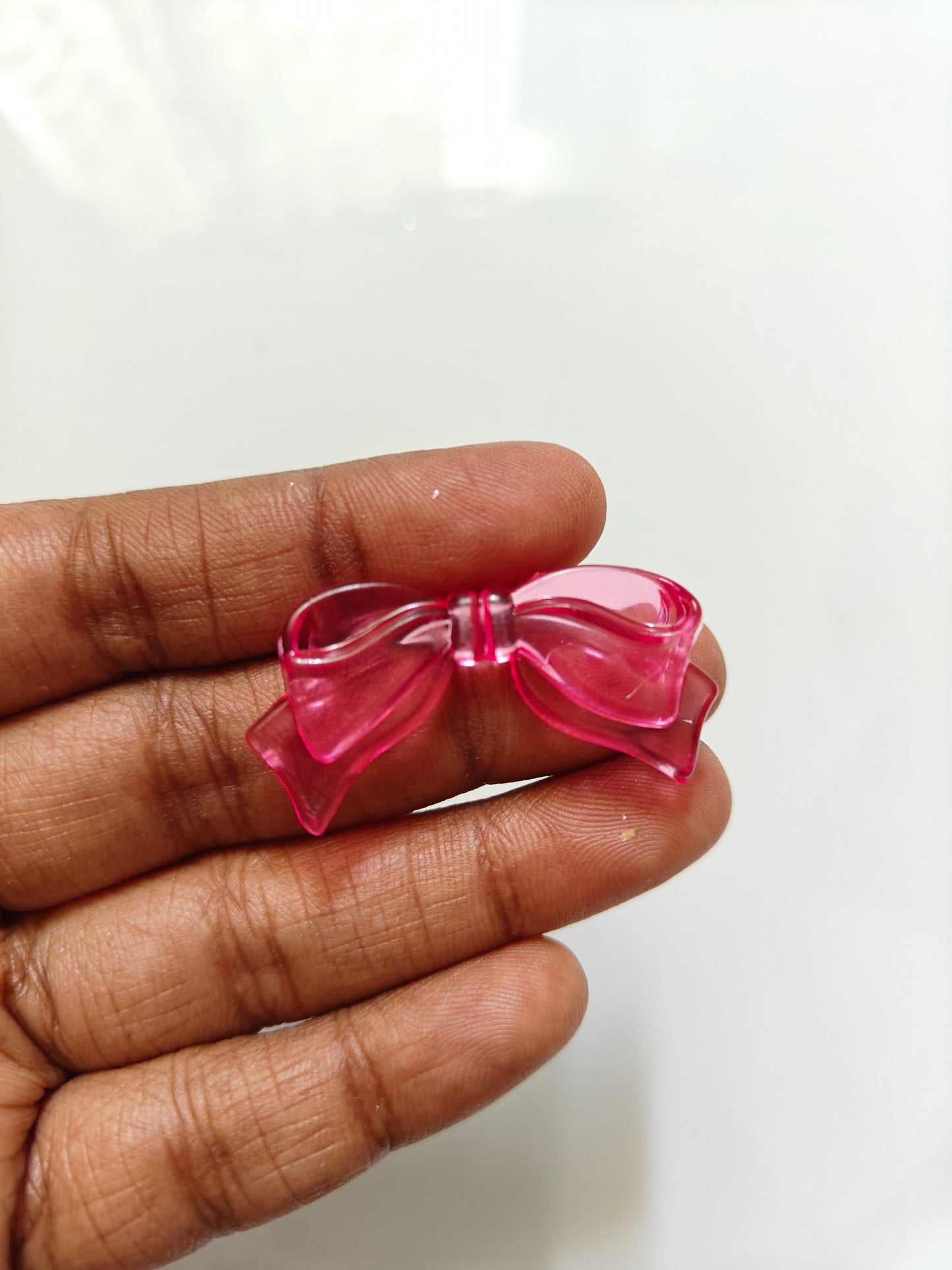 Acrylic Knot Bow Bead 20g