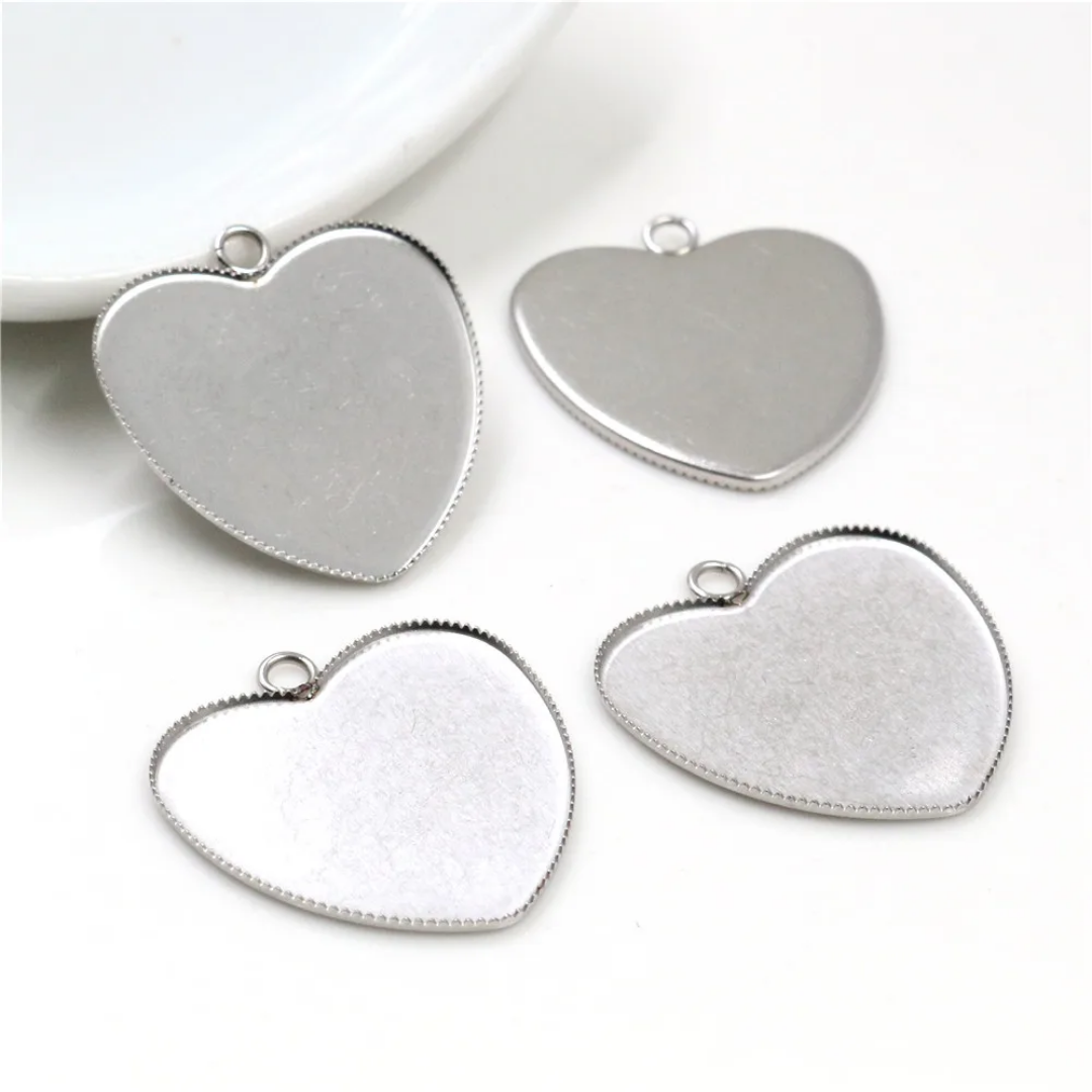 Stainless Steel Heart Base - 1 Piece