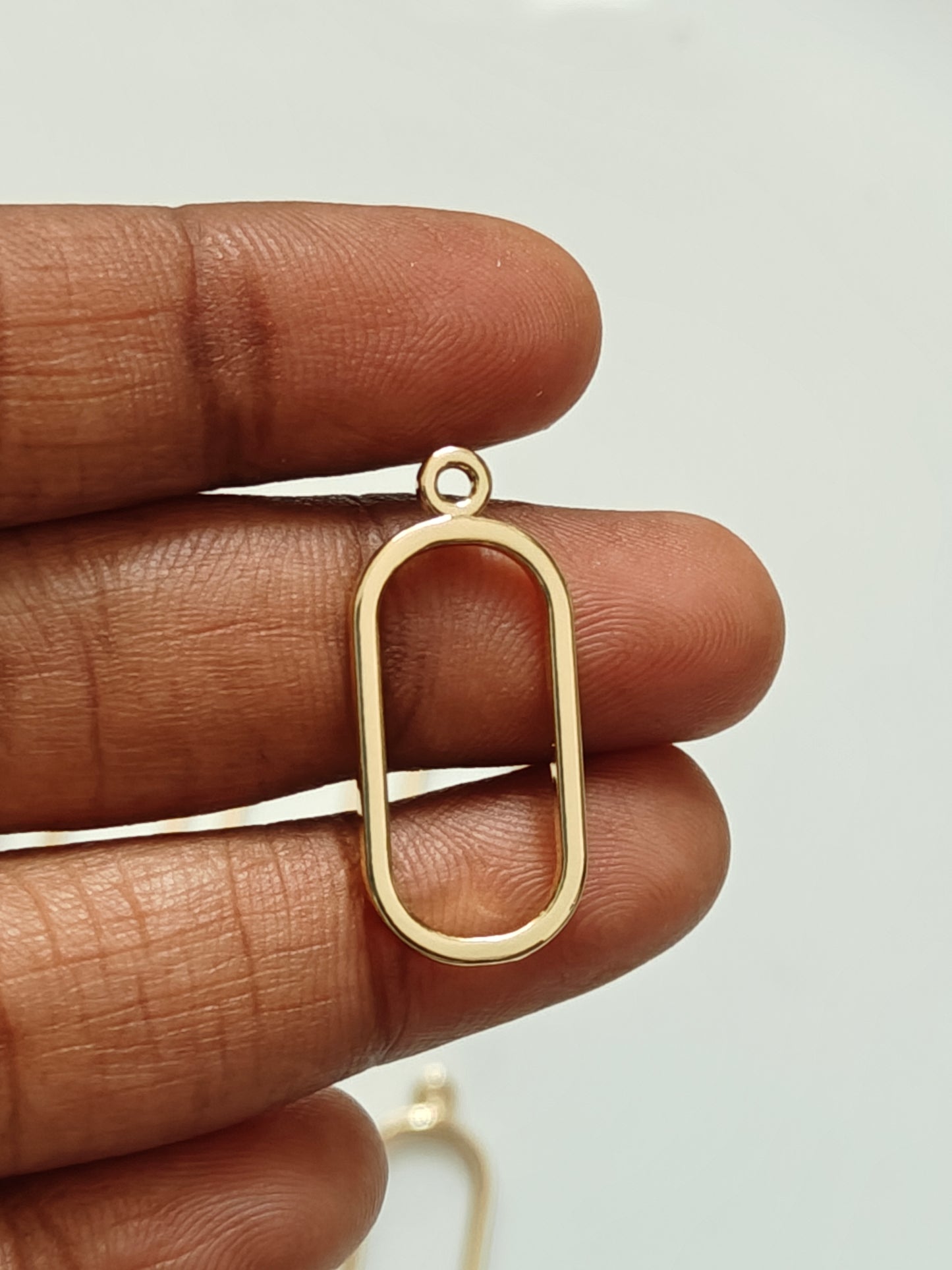 Mini Oval Open Bezel 11*25mm - 1 Piece