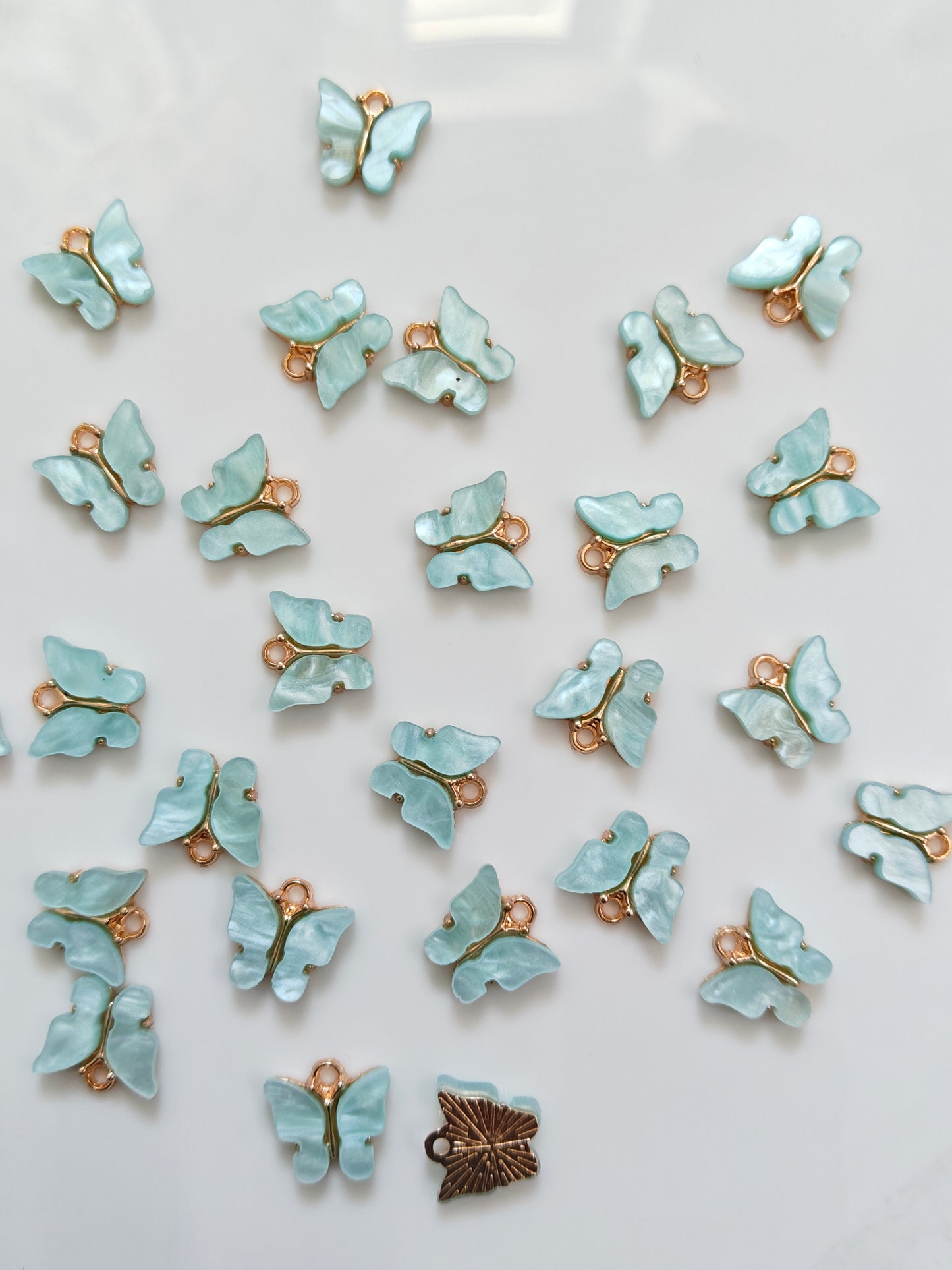 Butterfly Enamel Charm - 1 Pc