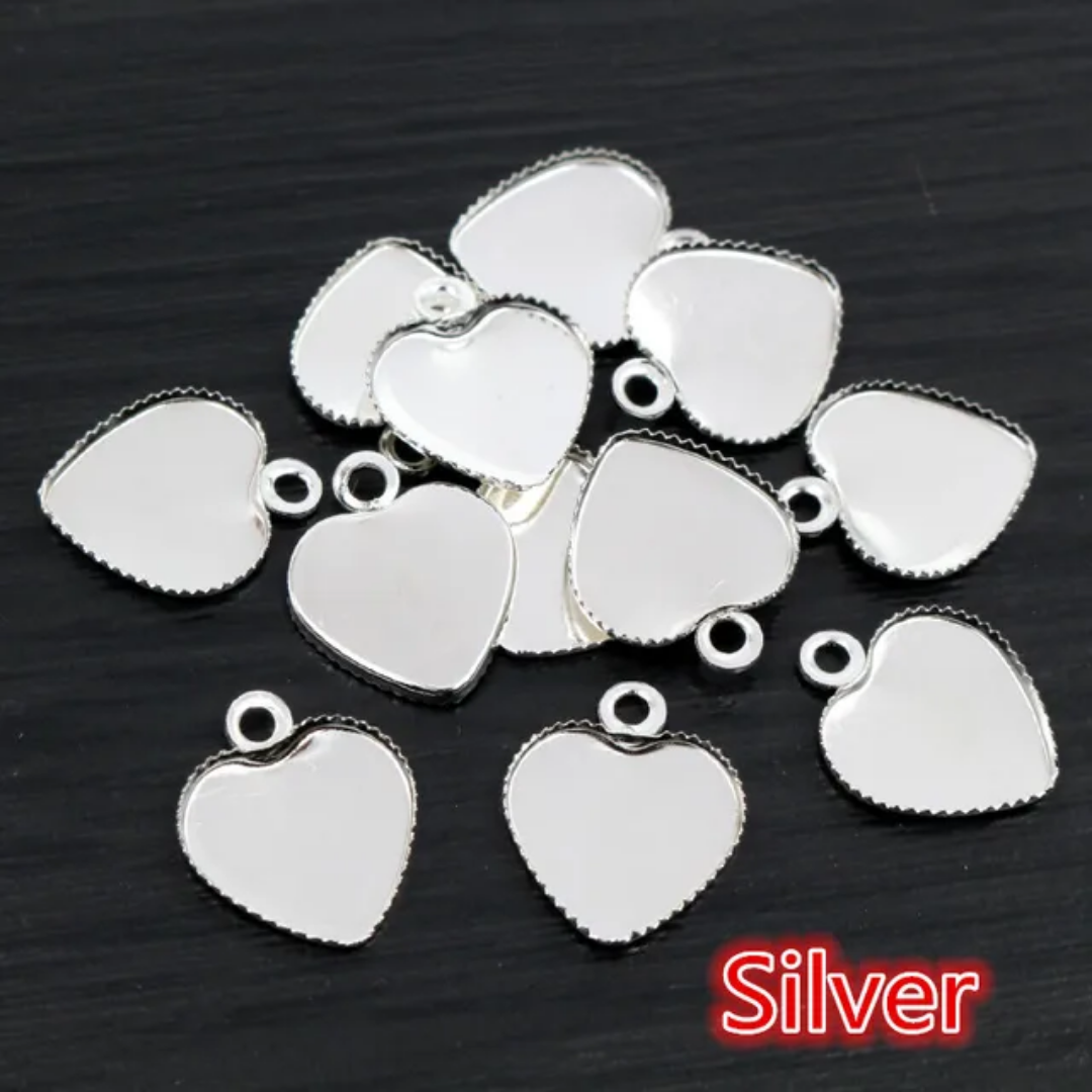 Heart Pendant Blank Base - 1 Piece