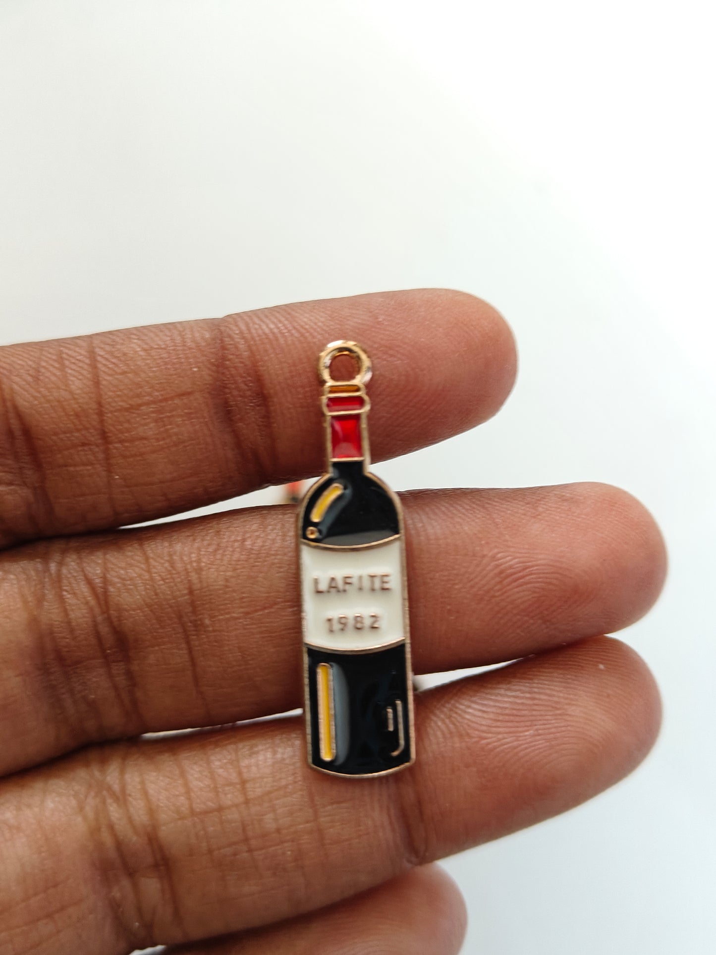 Wine Bottle Charm - 1 Piece