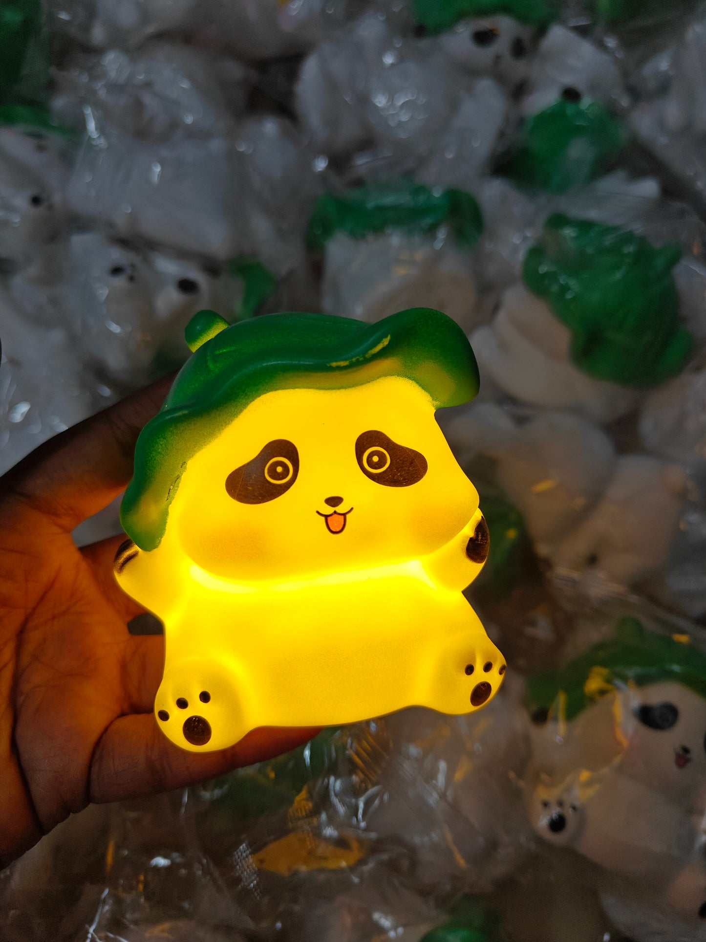 Mini Panda With Hat Lamp