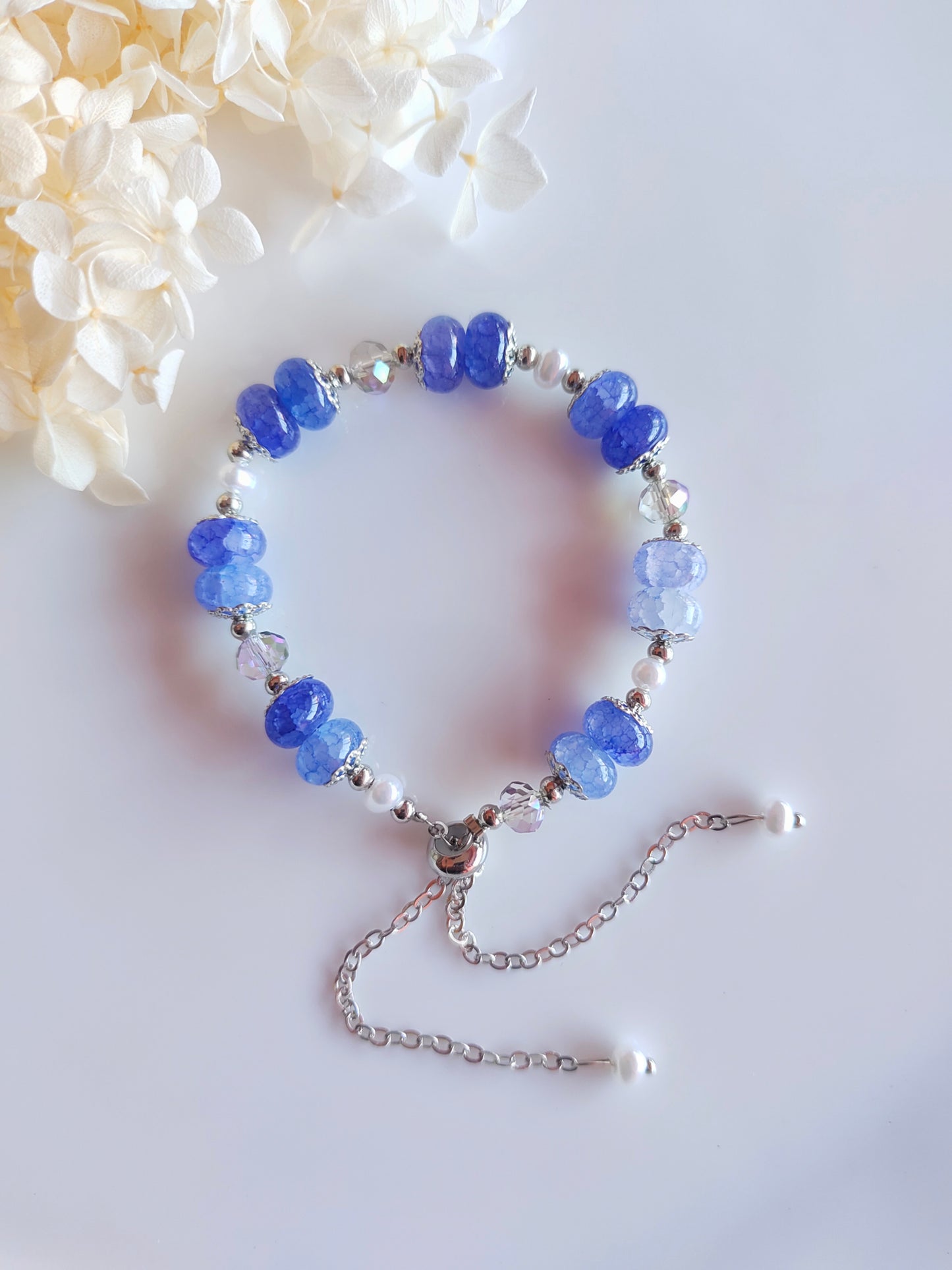 Glimmer Grace Bracelet - Blue