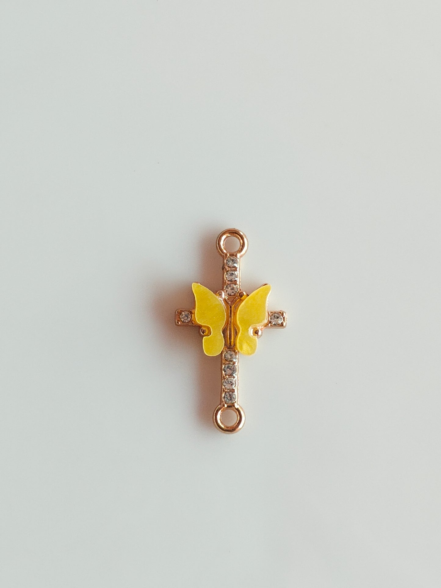 Stone Butterfly Charm - 1 Piece