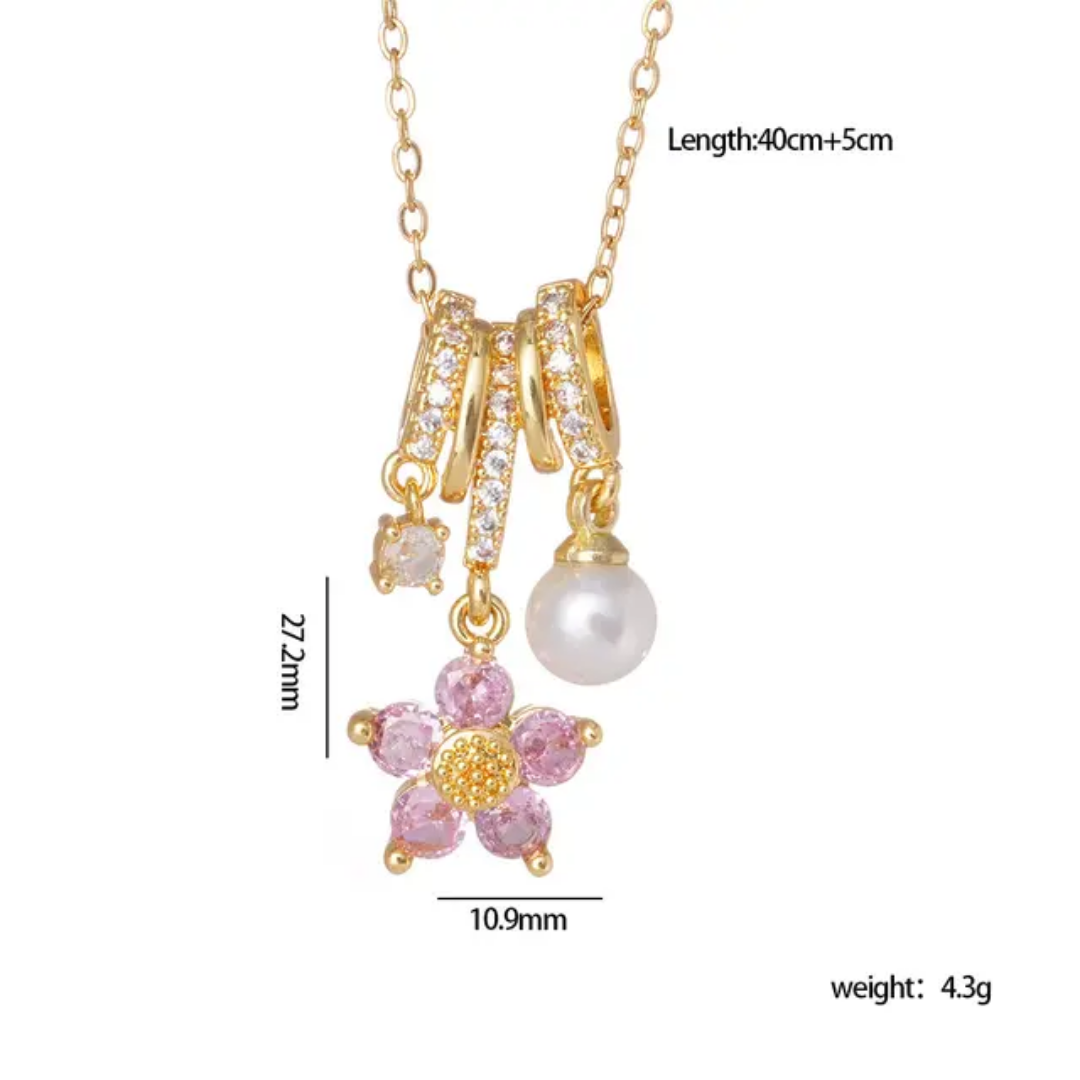 Pearl Blossom Necklace