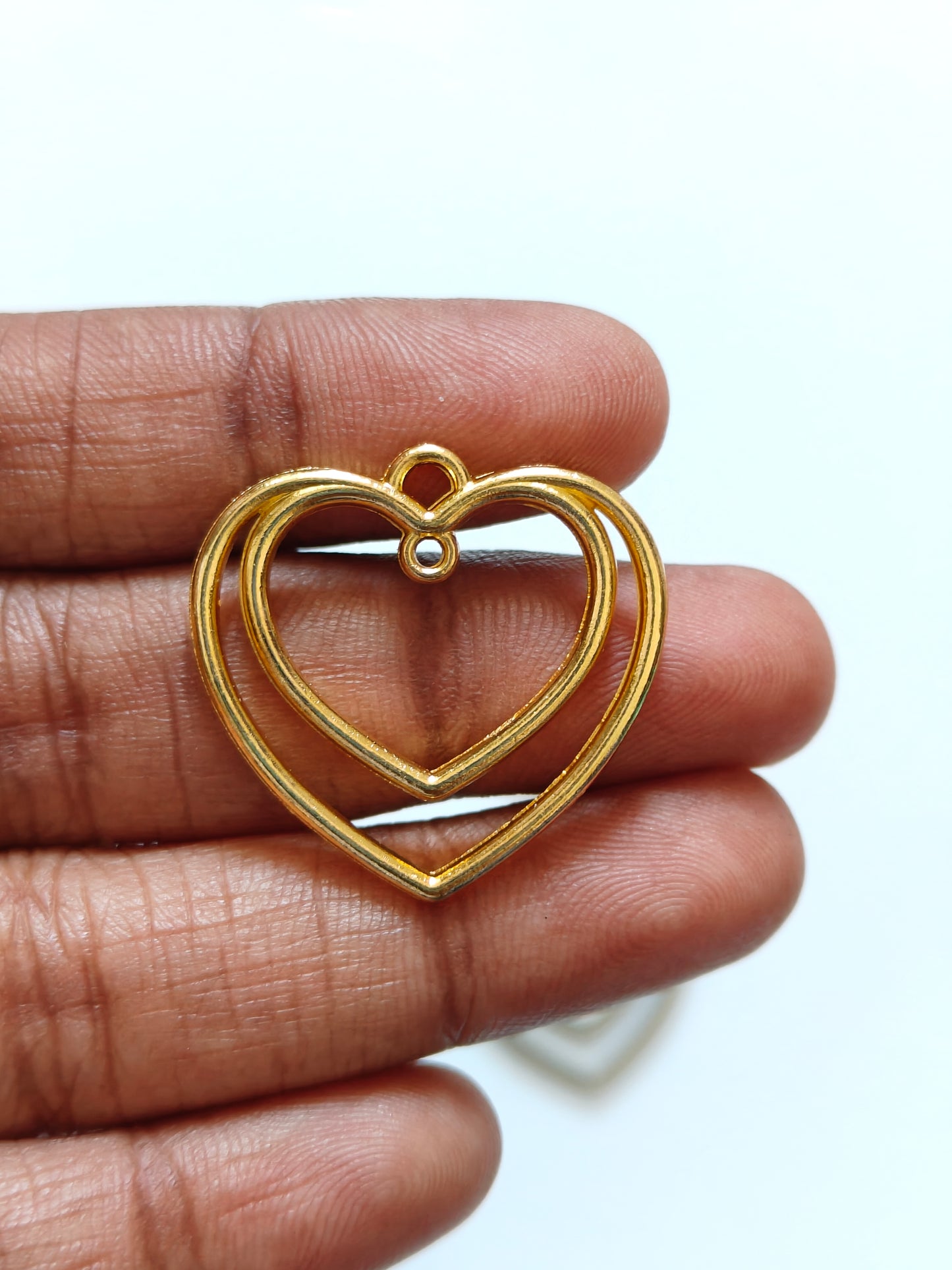Layered Heart Bezel - 1 Piece