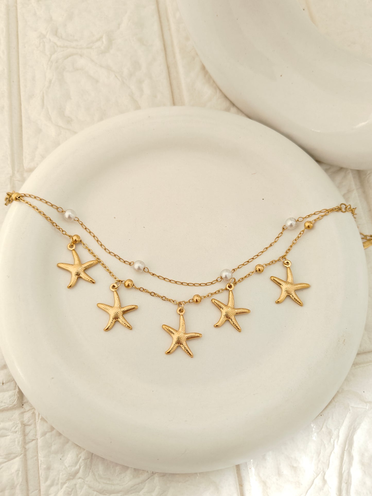Pearly Starfish Bracelet