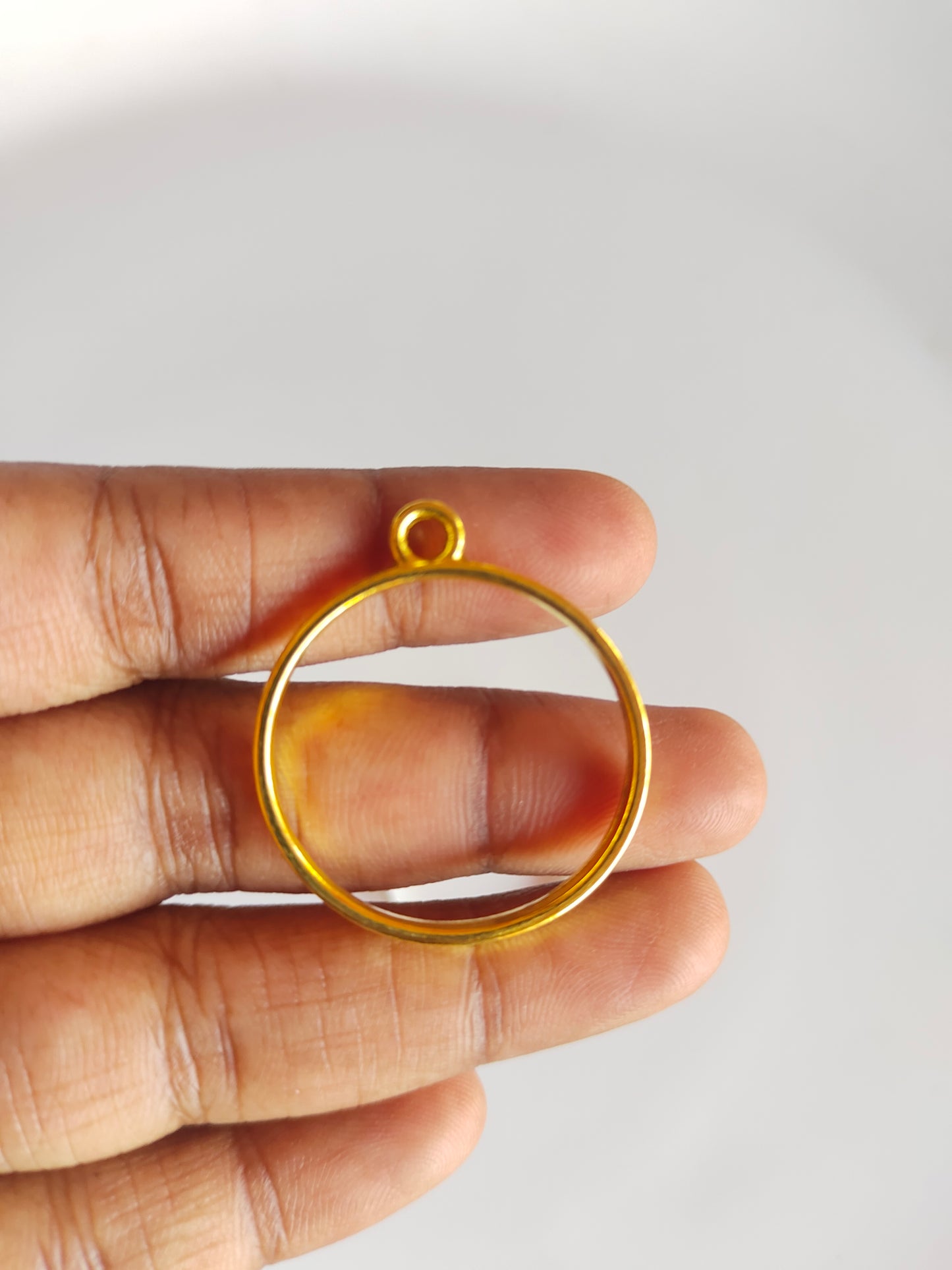 Circle Open Bezel 25mm - 1 Piece