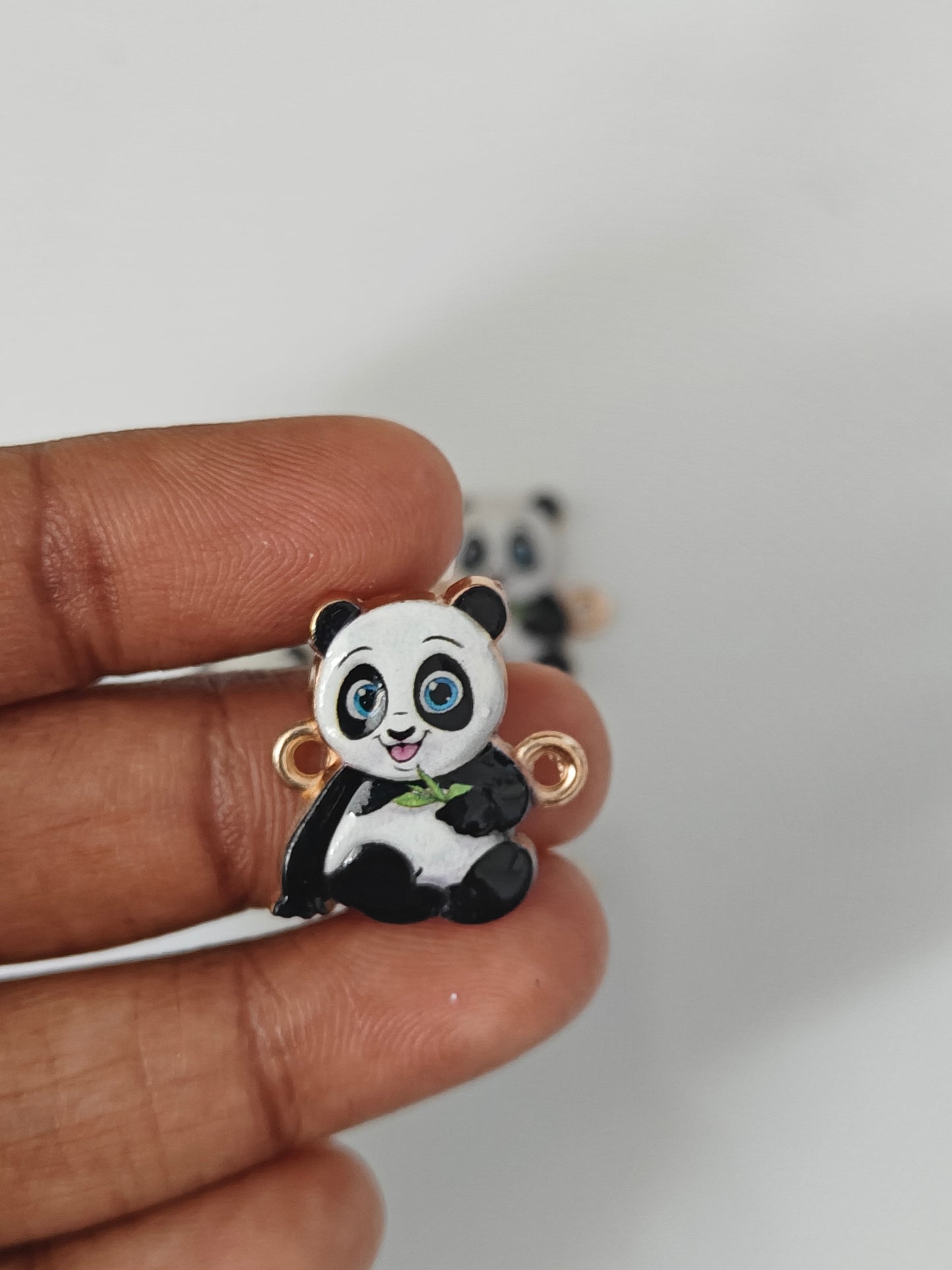 Panda Connector Charm - 1 Piece