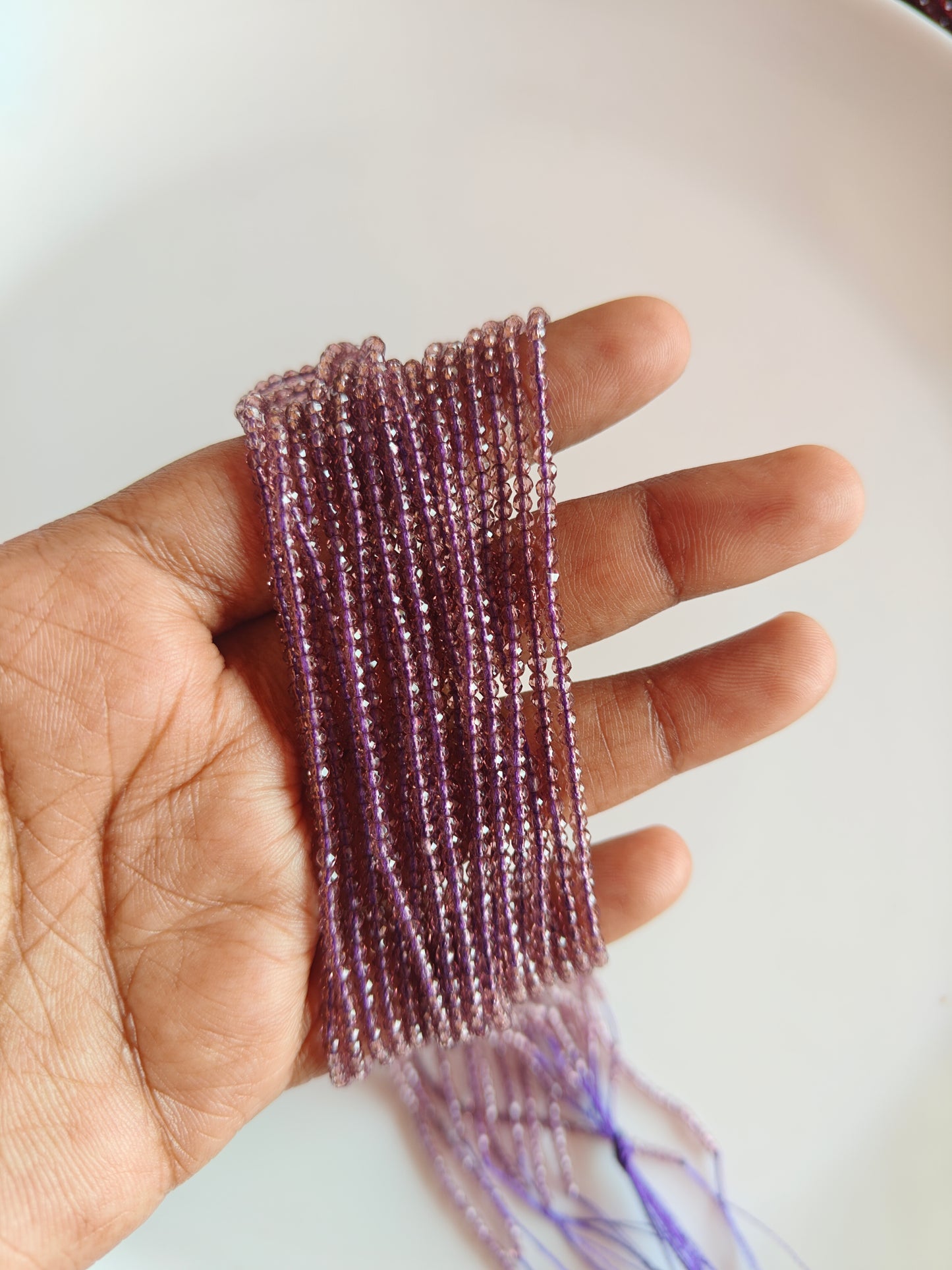 Mauve 2mm Hydro Beads