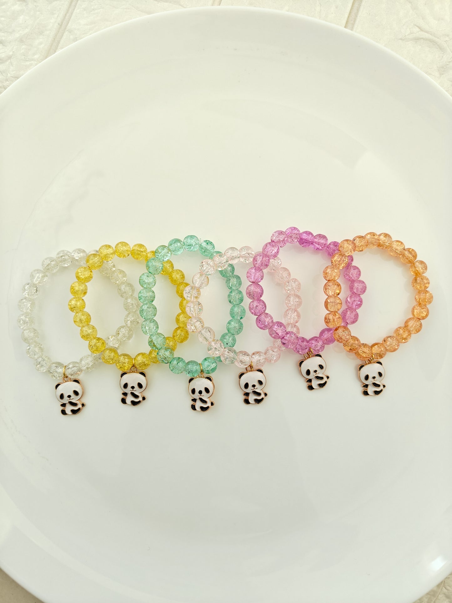 Beaded Panda Bracelet