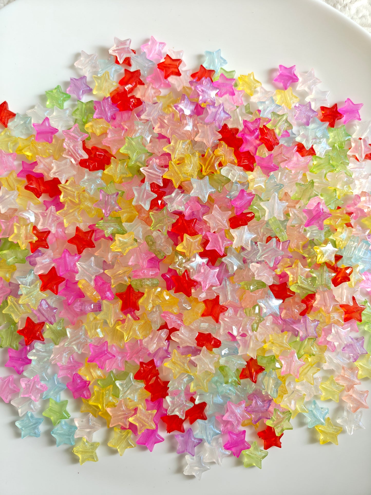 Glow In Dark Star Beads 20g (45-50 pieces)