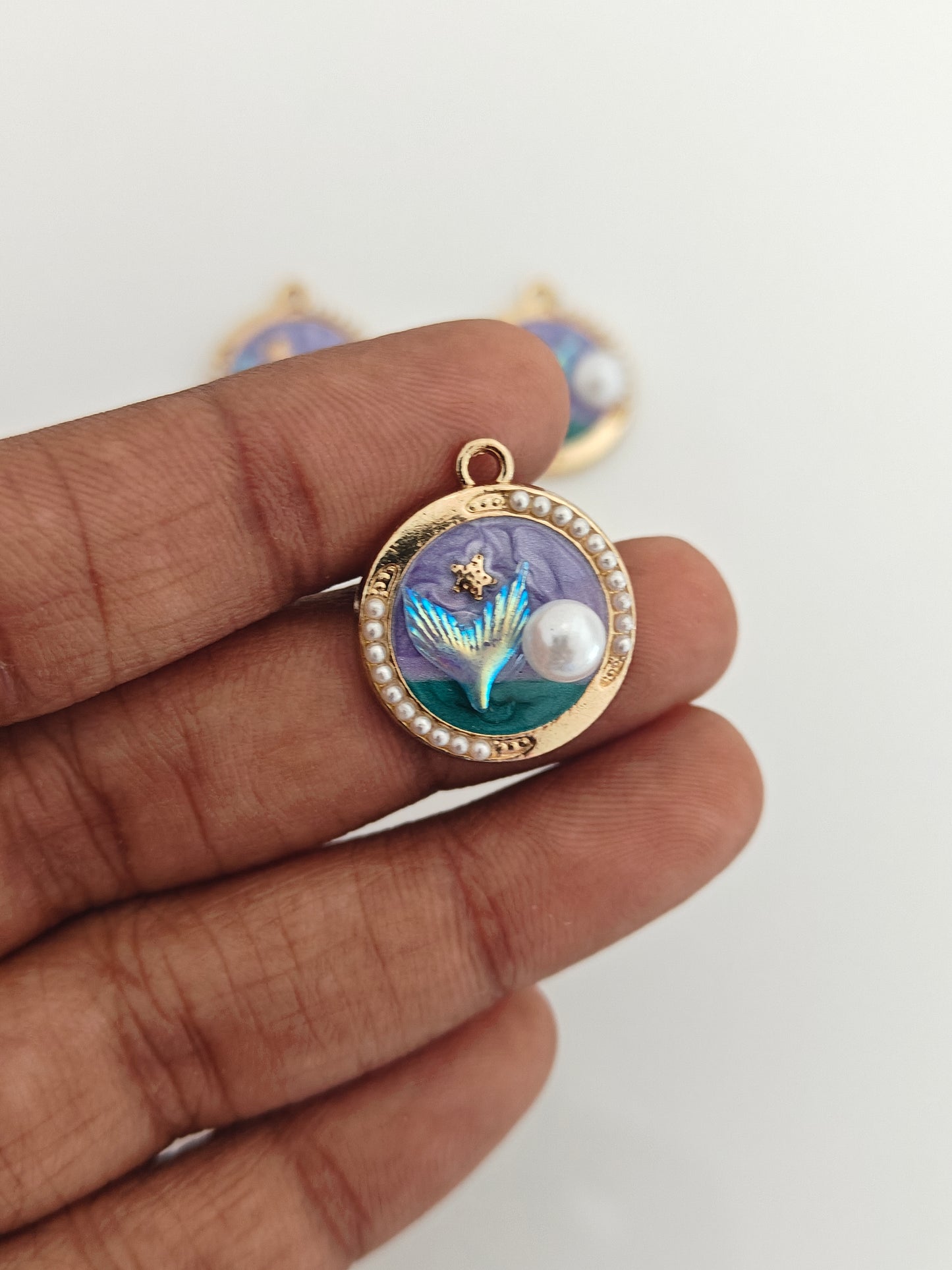 Mermaid Tail Charm - 1 Piece