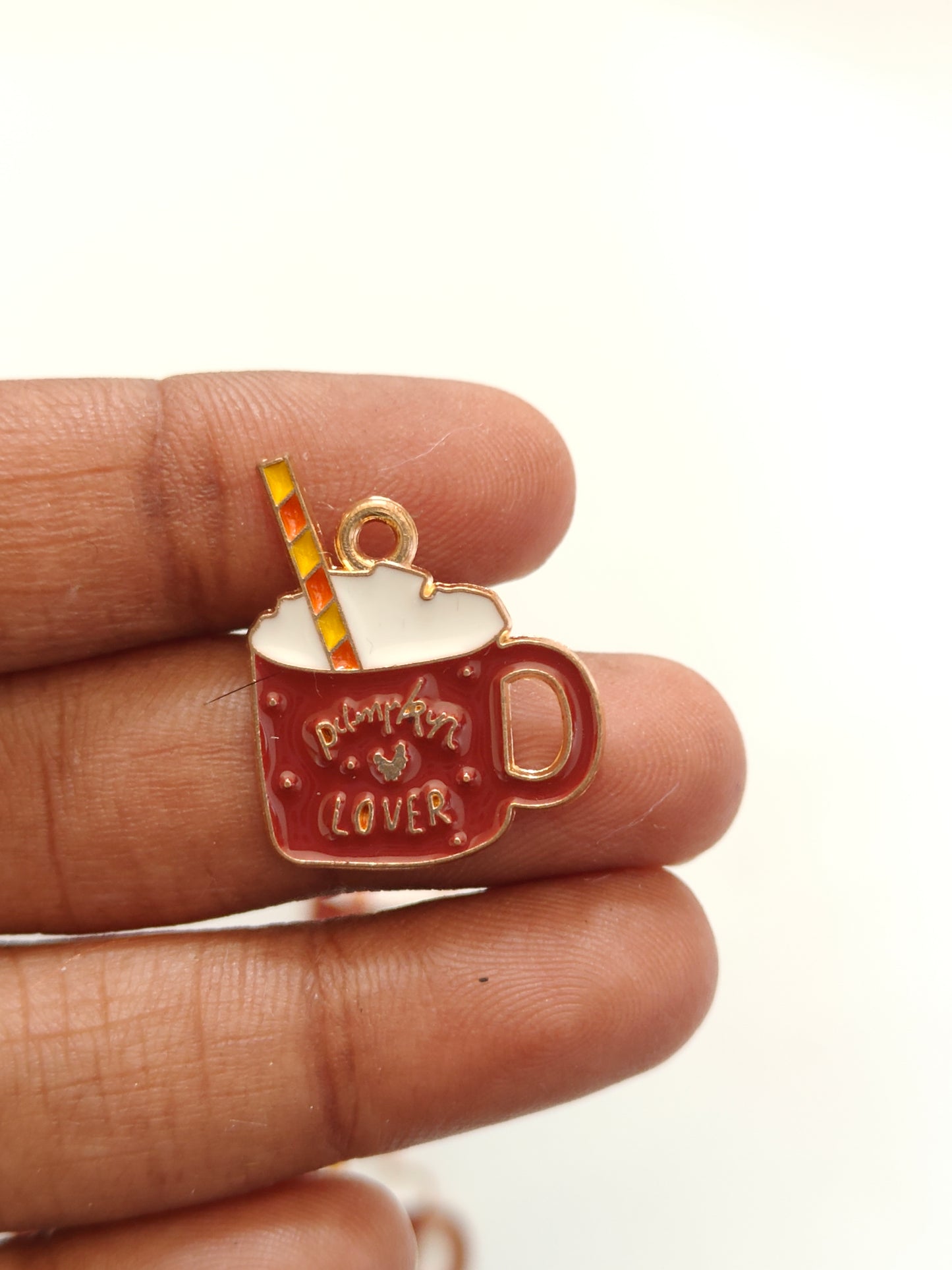 Pumpkin Milkshake Charm - 1 Piece