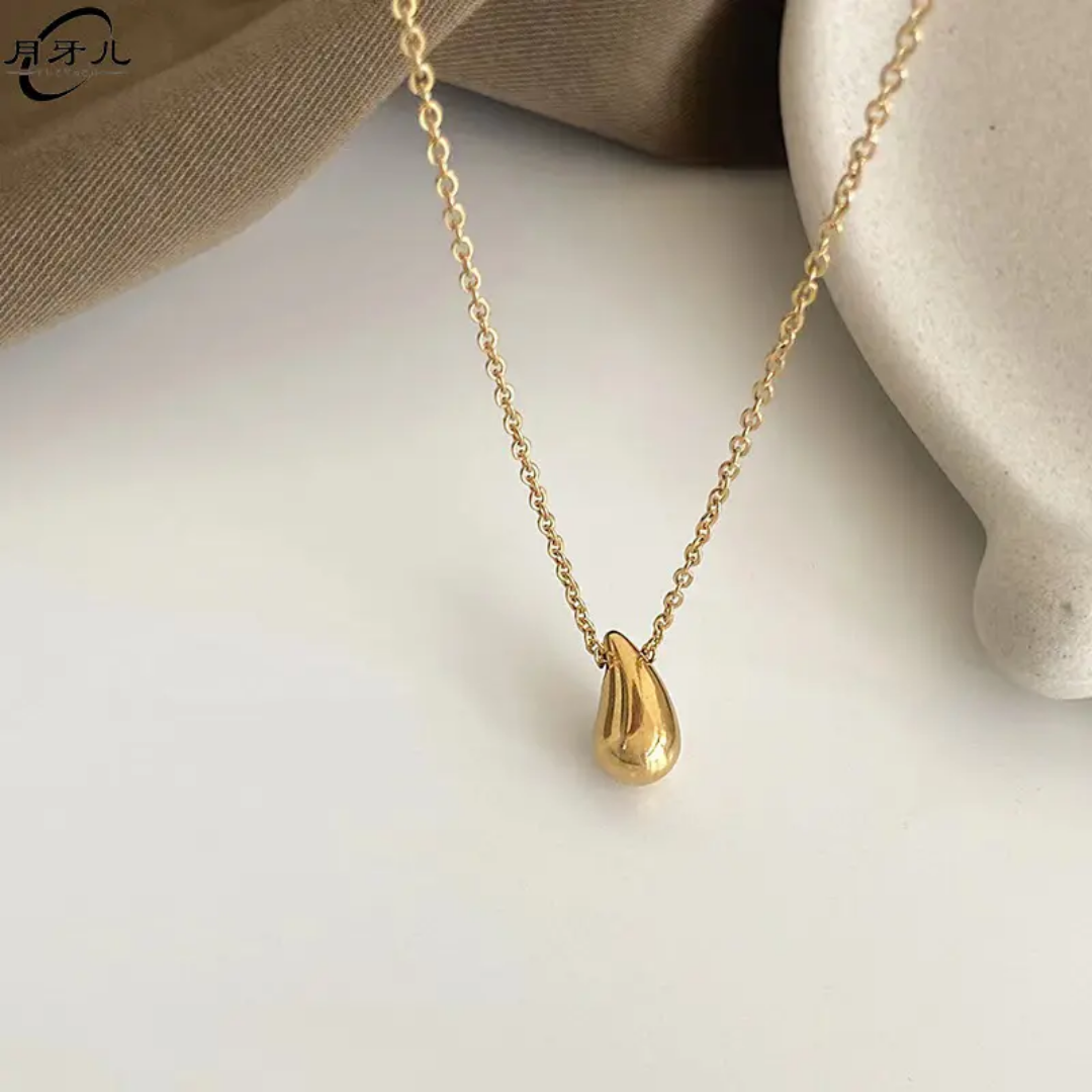 Minimalist Drop Pendant Chain