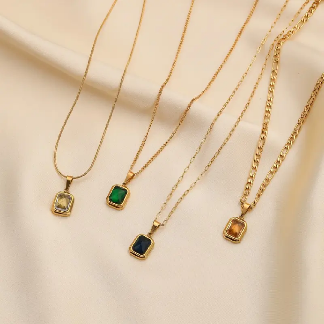 Gemstone Pendant Chain