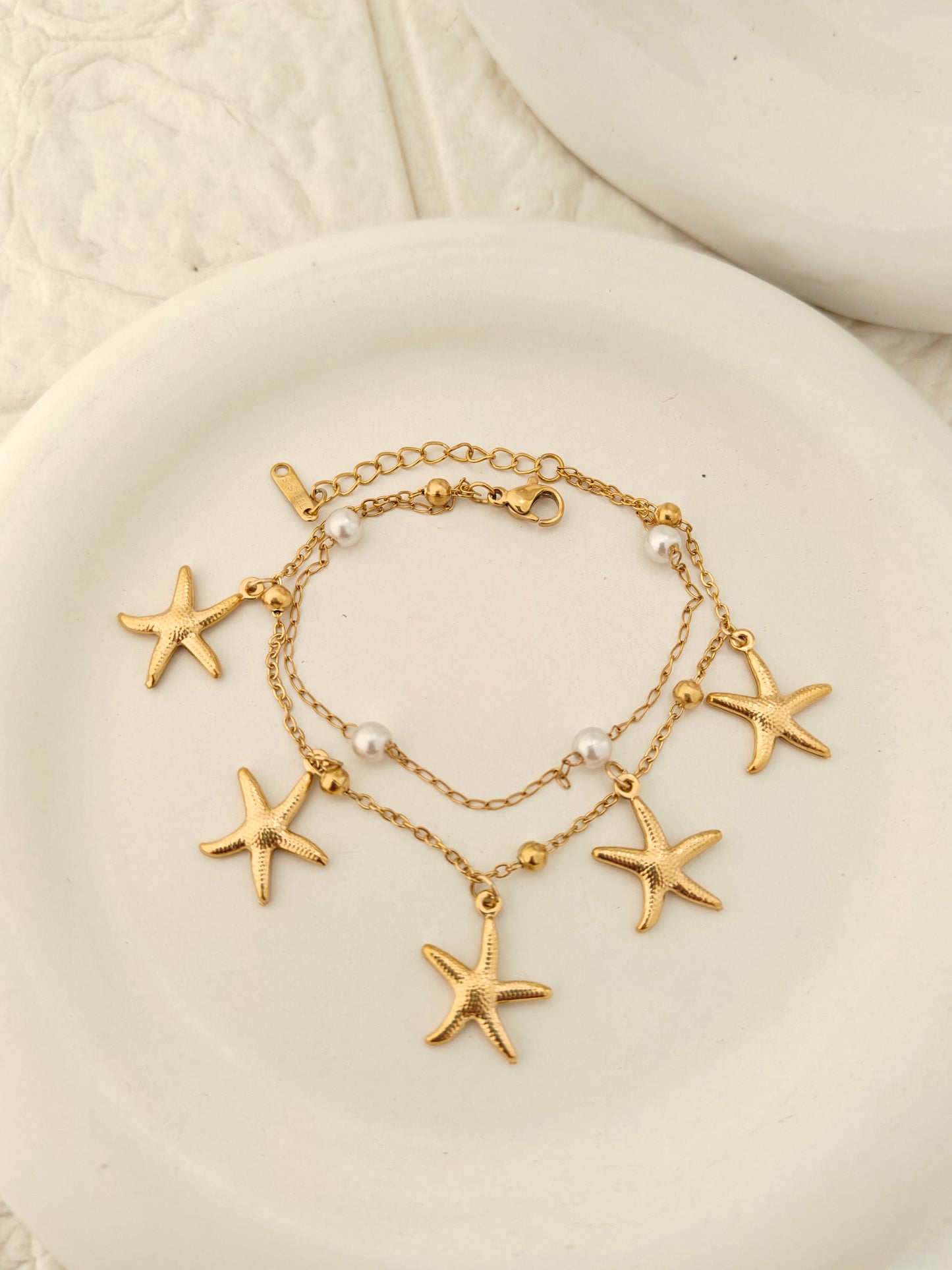 Pearly Starfish Bracelet