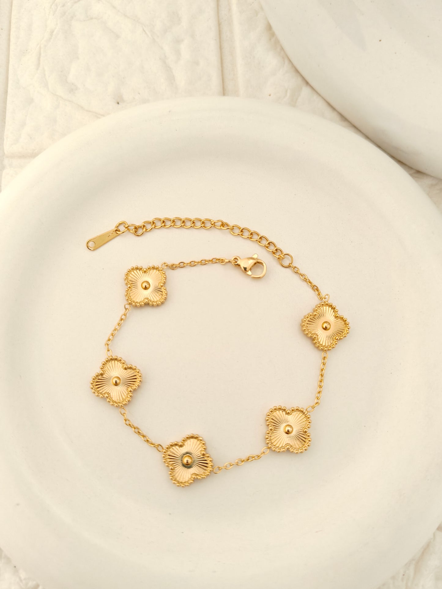 Golden Clover Bracelet