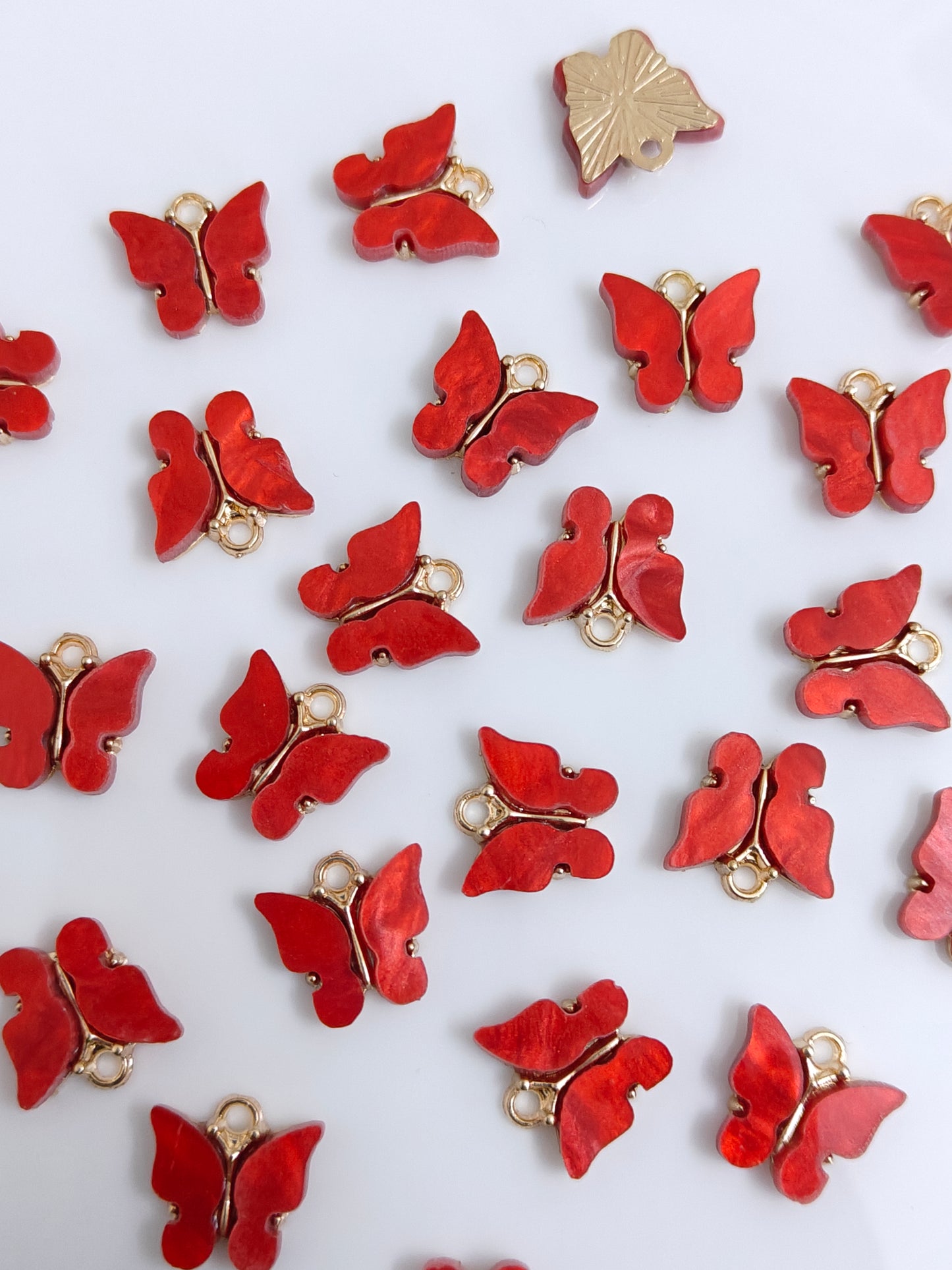 Butterfly Enamel Charm - 1 Pc